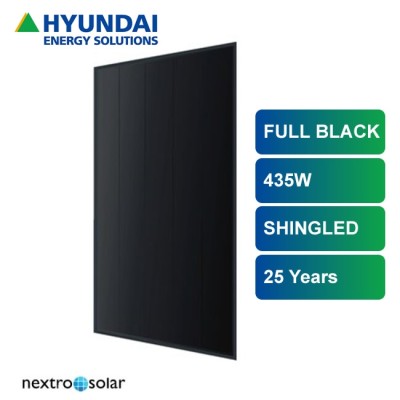 Hyundai 435W HiE-S435HG Shingled Full Black