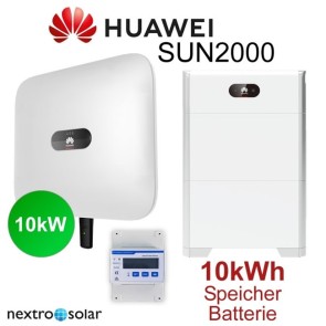 Huawei 10 KTL Wechselrichter + Luna2000 Speicher
